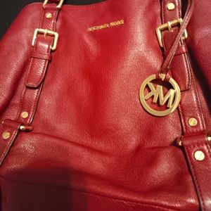 Michael Kors Satchel Marroon  Leather
